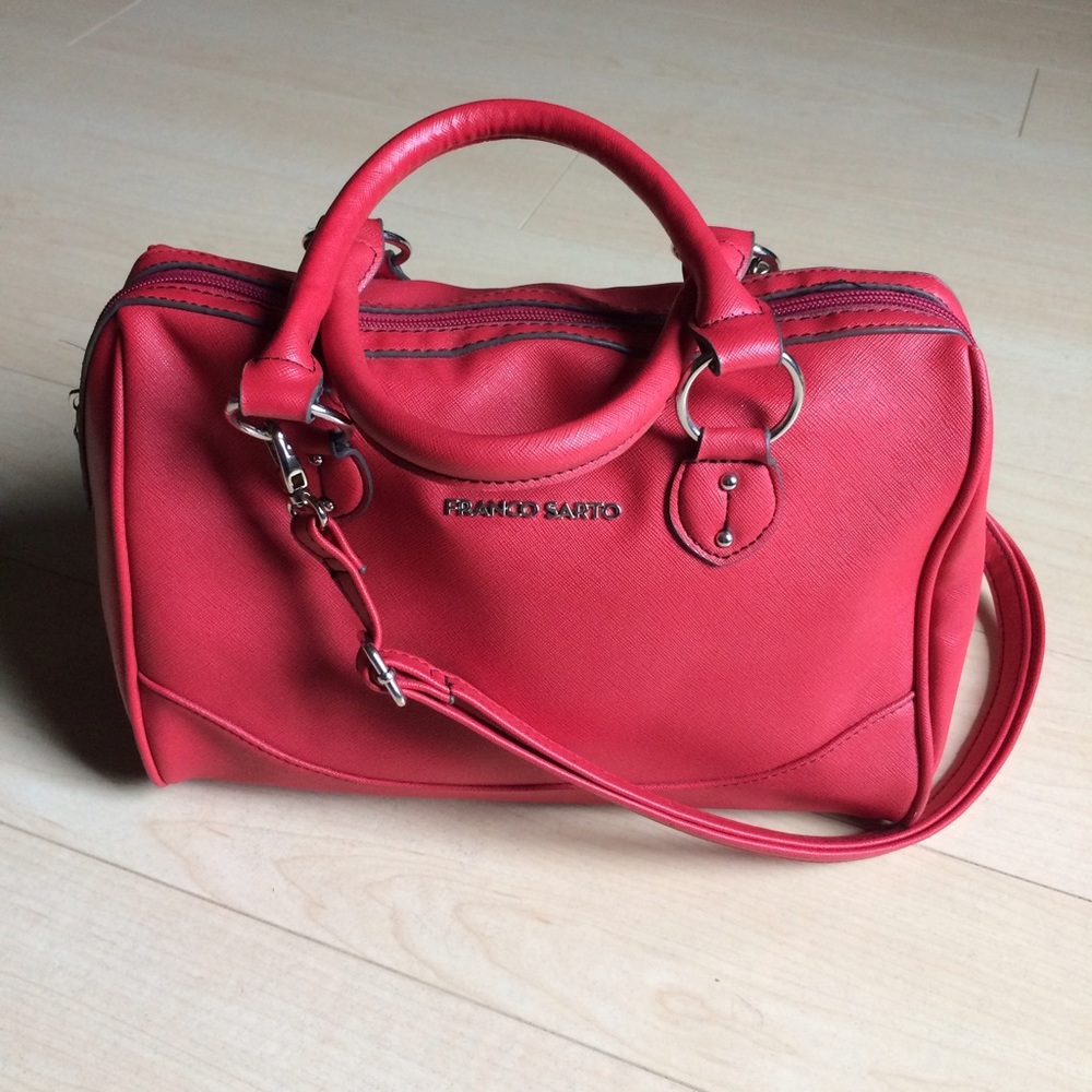 Franco Sarto Lita satchel handbag purse - carried