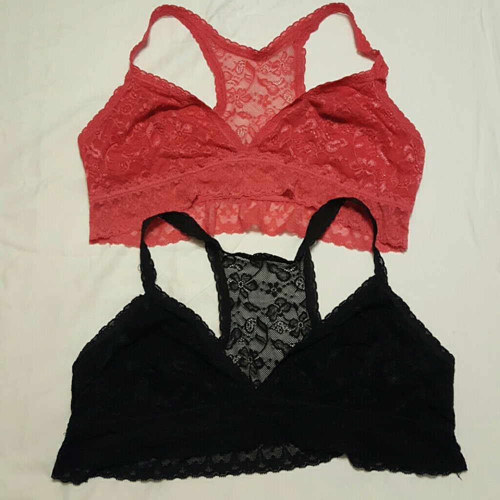 American Eagle XL lace bralettes