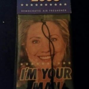 Hillary Clinton I am your man air fresher