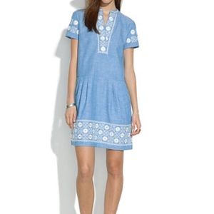 NWOTs! Madewell Chambray Sunstich Tunic Dress Sm