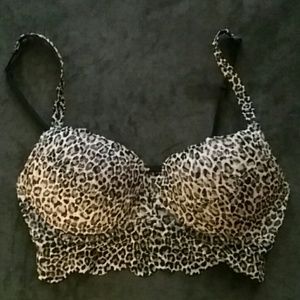 Victoria's Secret Pink leopard print bra
