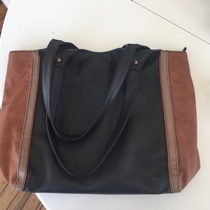 Roxy black brown purse