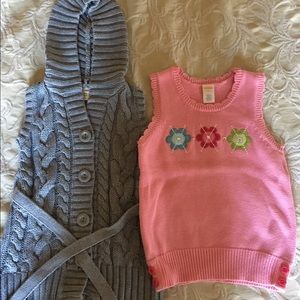 Two Girls Sweater Vests