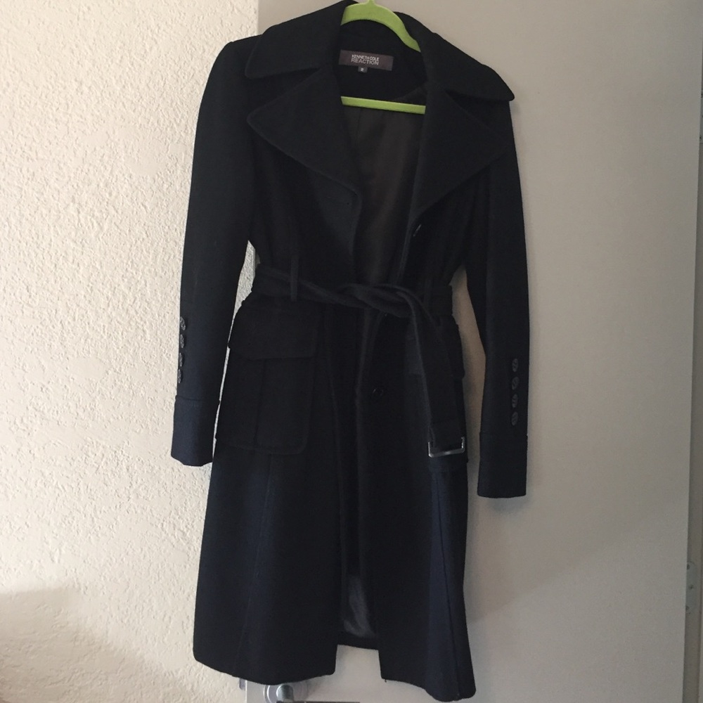 Kenneth Cole trench wool coat.