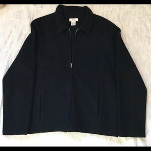 Brooks Brother  "346" 100% Wool Zip Up
