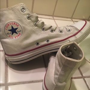 White high top converse