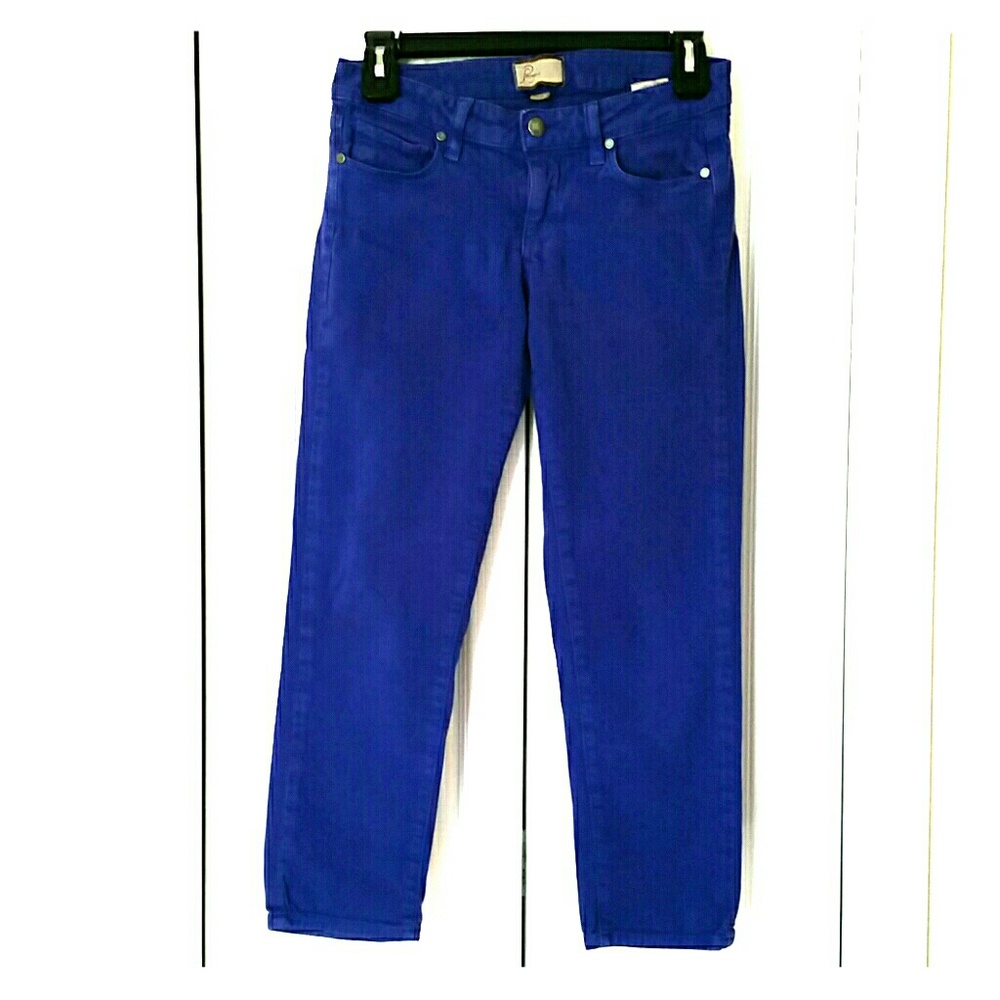 Paige purple jeans sz 25  crop