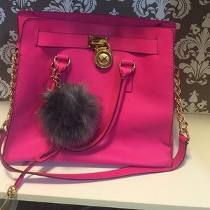 Hot pink Michael kors handbag