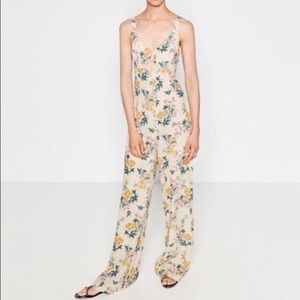 Zara Floral Jumpsuit