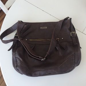 Roxy brown "leather" purse