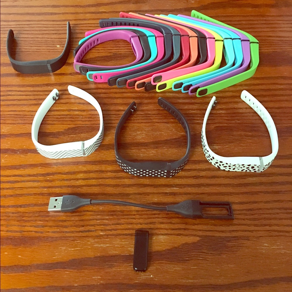 Fitbit flex, charger, fashionable bands