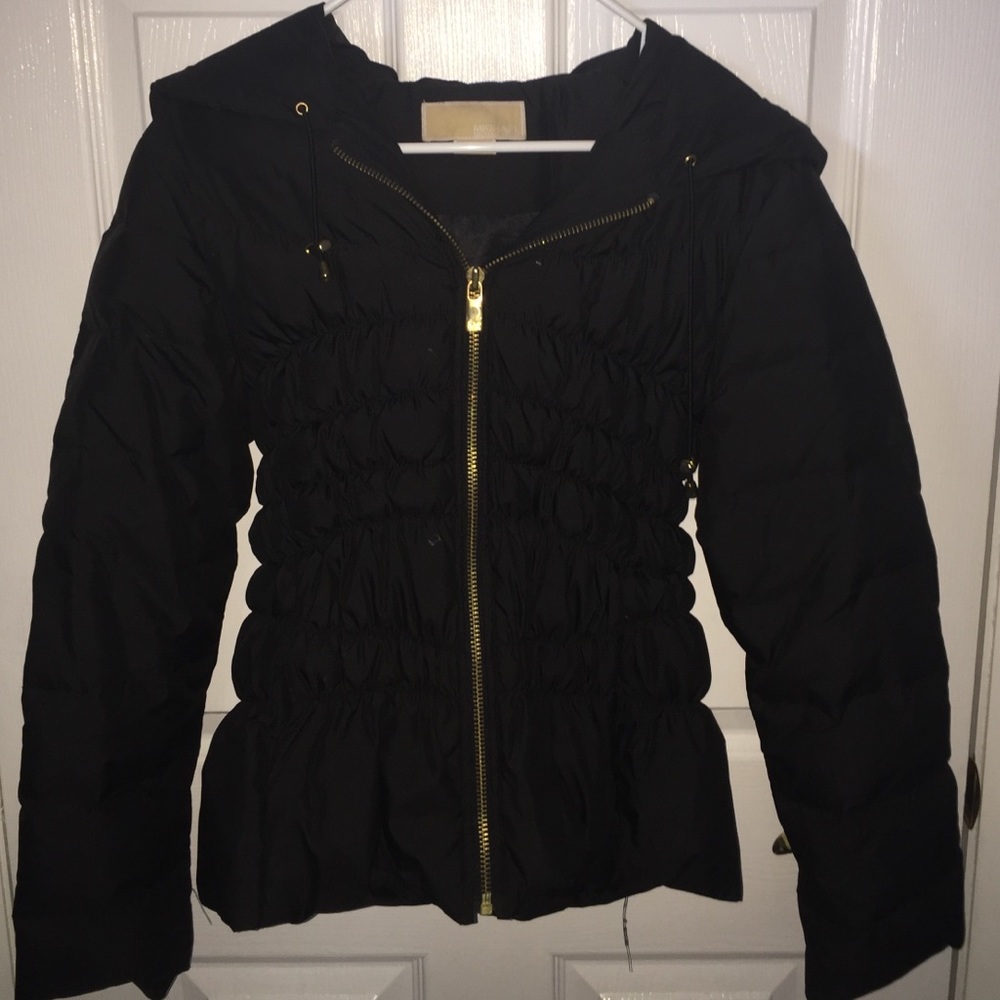 Michael Kors black puffer jacket Size Medium