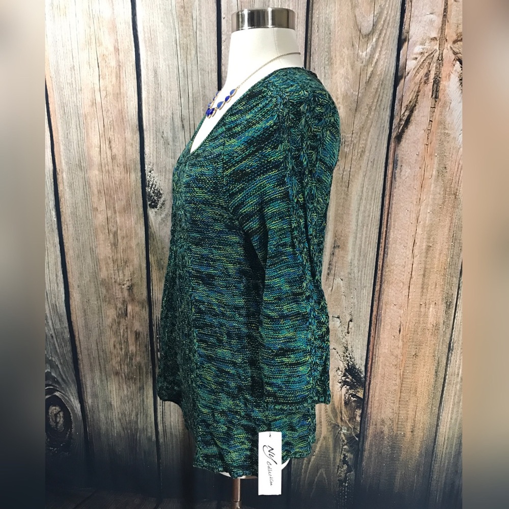 NY Collection- Loop Knit Sweater - Picture 3 of 4