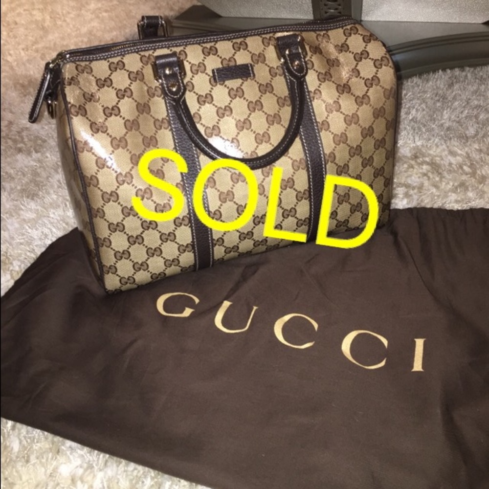 ❗️Sold❗️Authentic Gucci Boston Bag