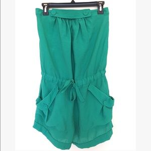 Green casual romper size 4