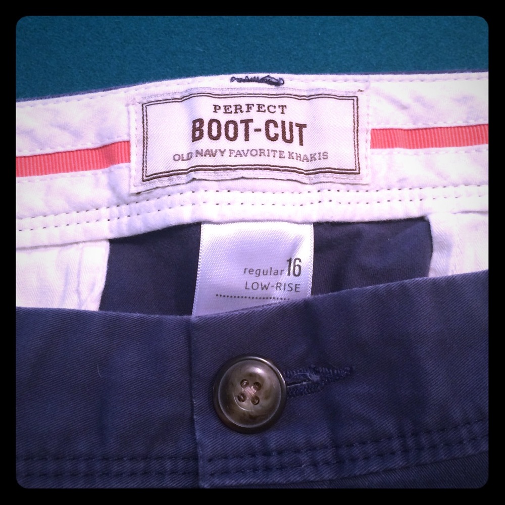 Old Navy Size 16 Boot Cut Khakis