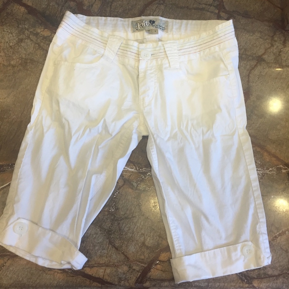White Bermuda Shorts