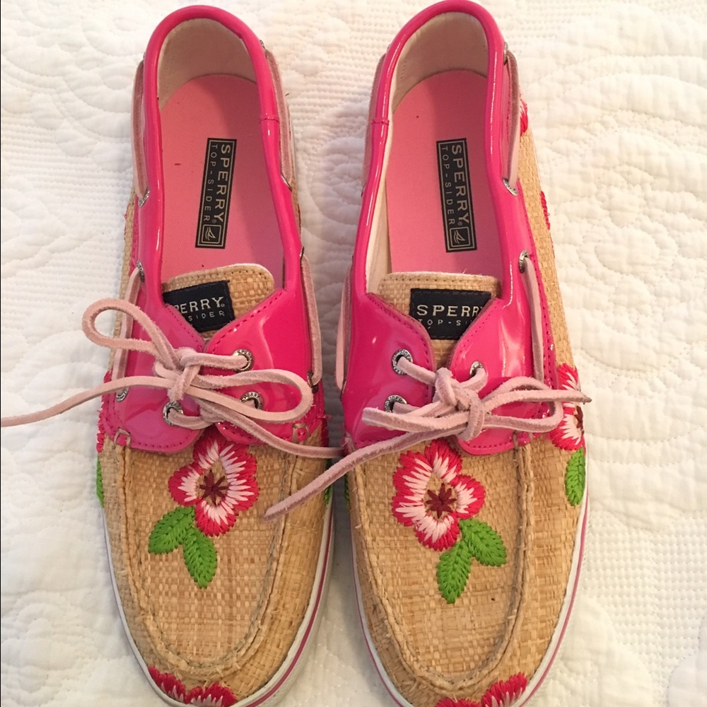 Sperry Raffia Boat Shoes
