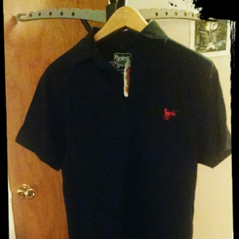 NWT Black Spencer's Polo Shirt