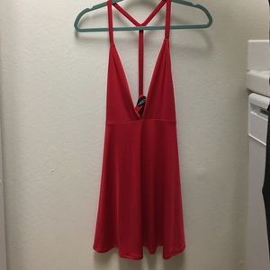 NBD x Naven/ size small/ deep V magenta dress