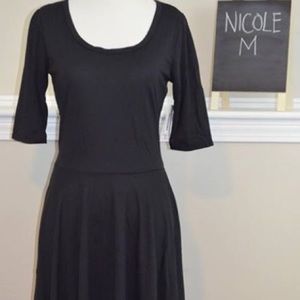 LuLaRoe Solid Black Nicole Medium BNWT