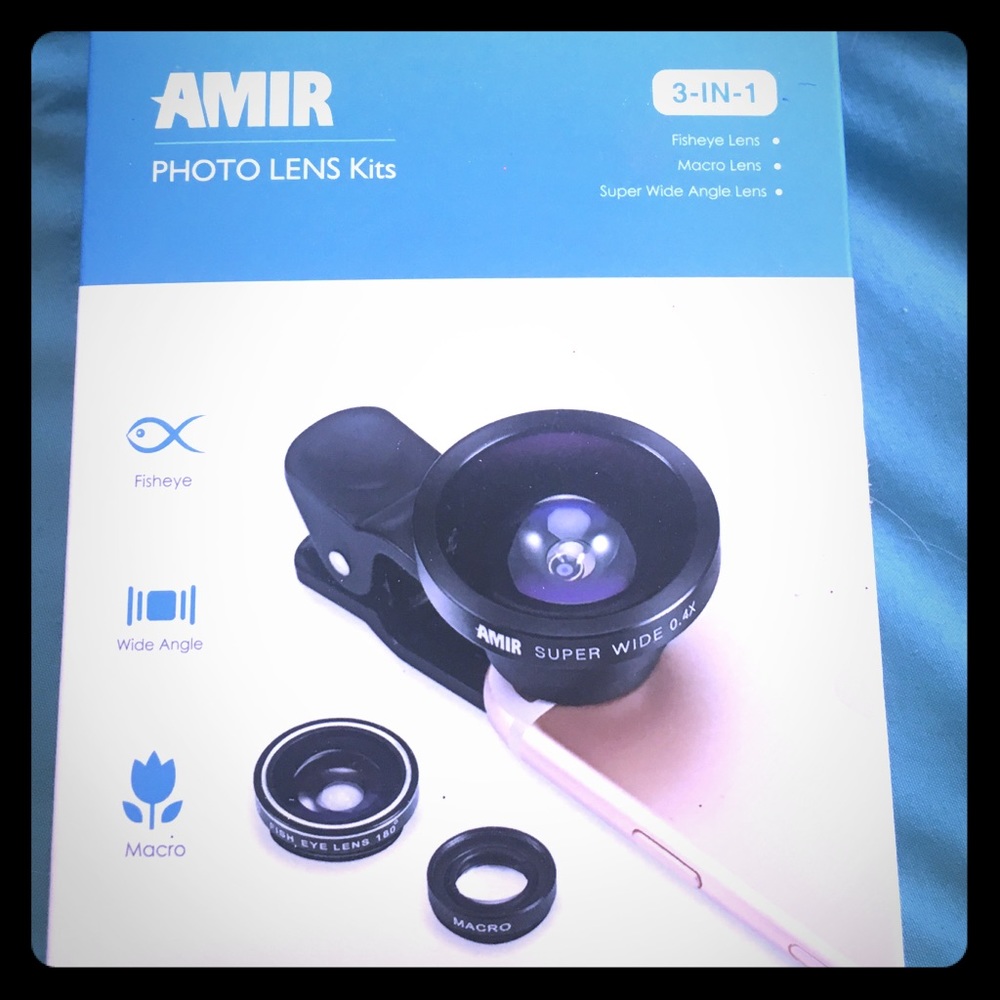 Black Photo Lens Kits. Never been used.
