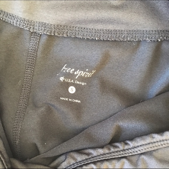 Gray and Pink Workout Leggings - Picture 3 of 4