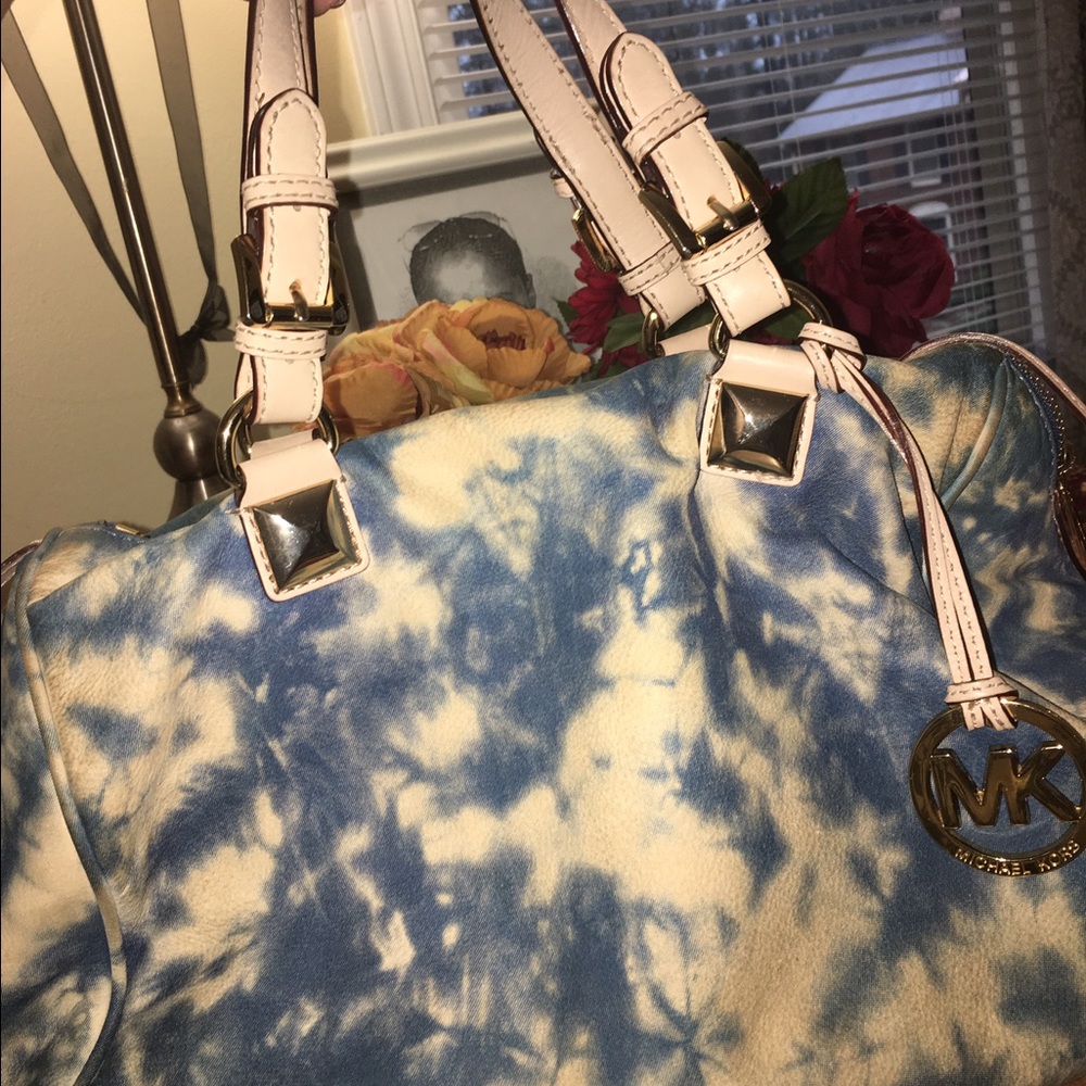 Michael Kors Tye Dye Leather Bag Med