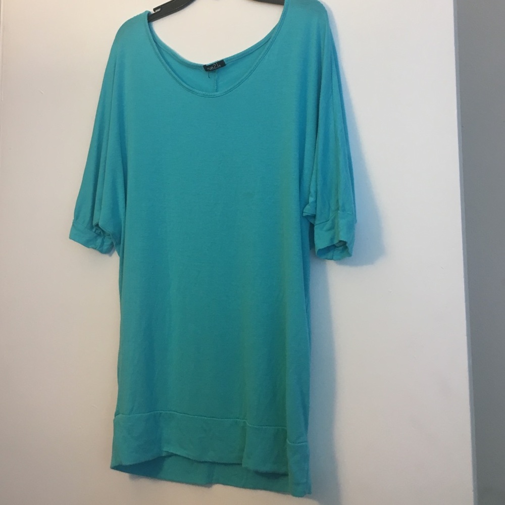 Turquoise comfy tunic🐬