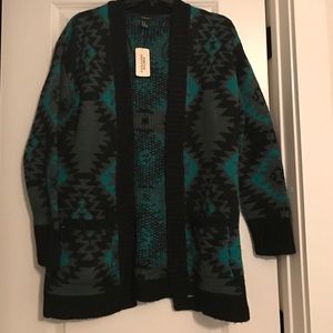 Tribal print sweater