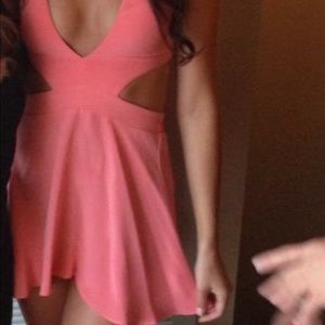 Naven/XS/ Coral/ deep-V/ side and back cut outs