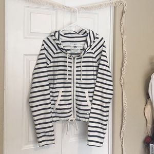 American Eagle Striped Hoodie