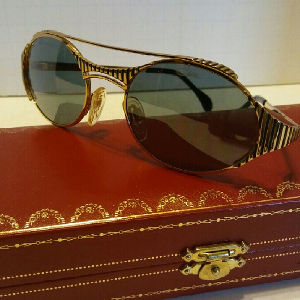100% Mens Vintage Cazal 978, gold BEAUTIFUL!!!