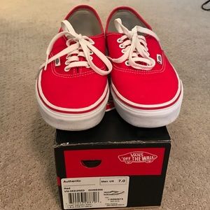 Red Vans