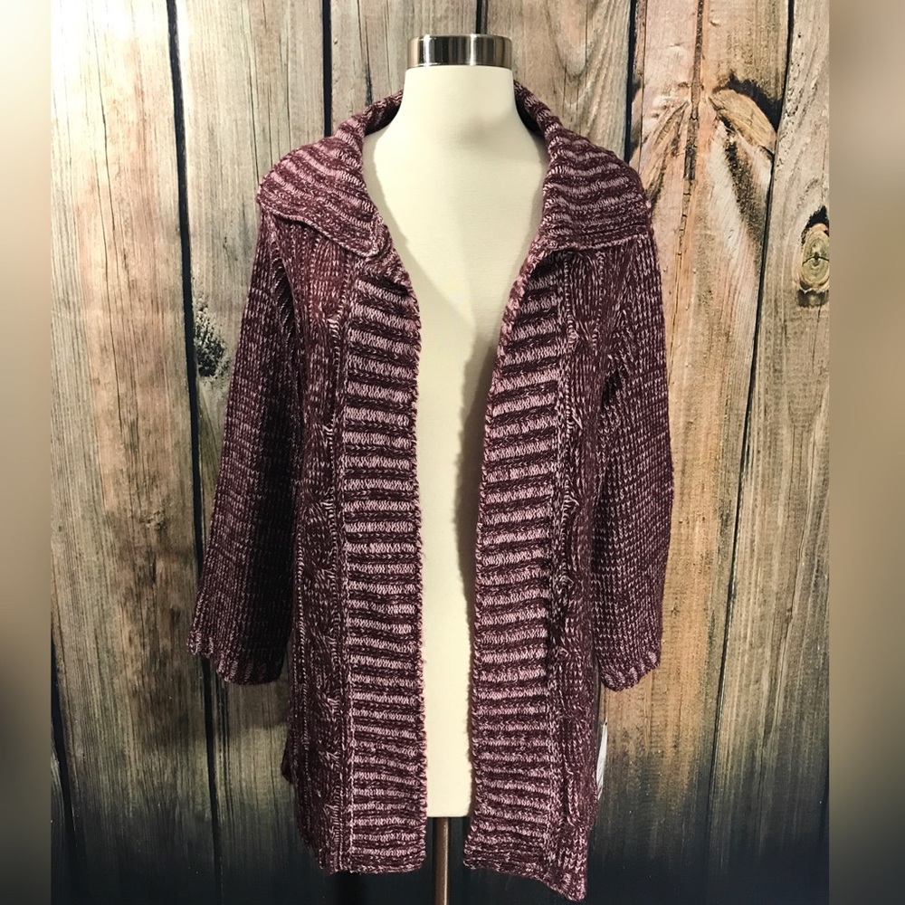 NY Collection- Open Front Cardigan