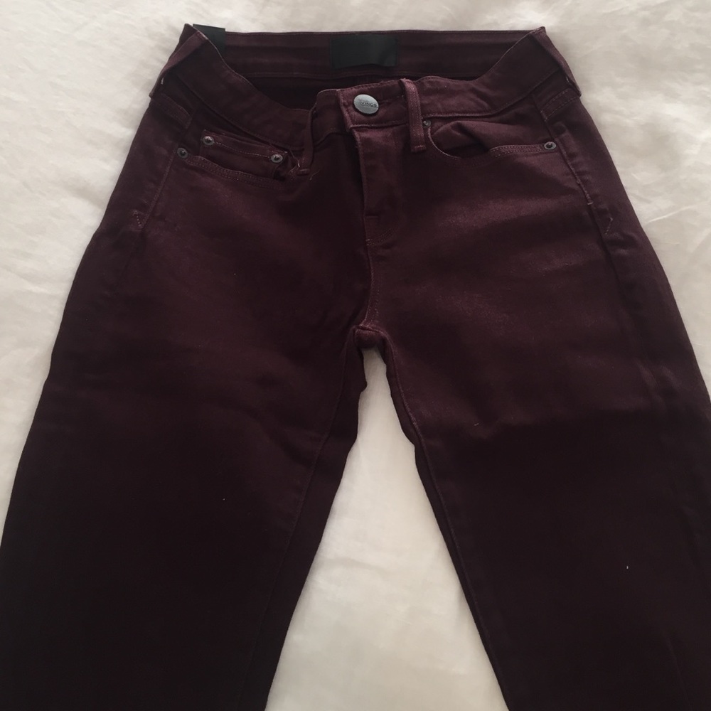 Vince Aubergine skinny denim size 24
