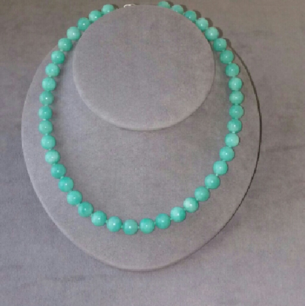 Authentic Tiffany & Co. Amazonite necklace