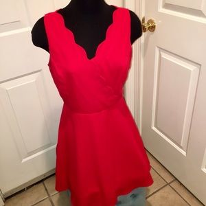 A gorgeous red dress