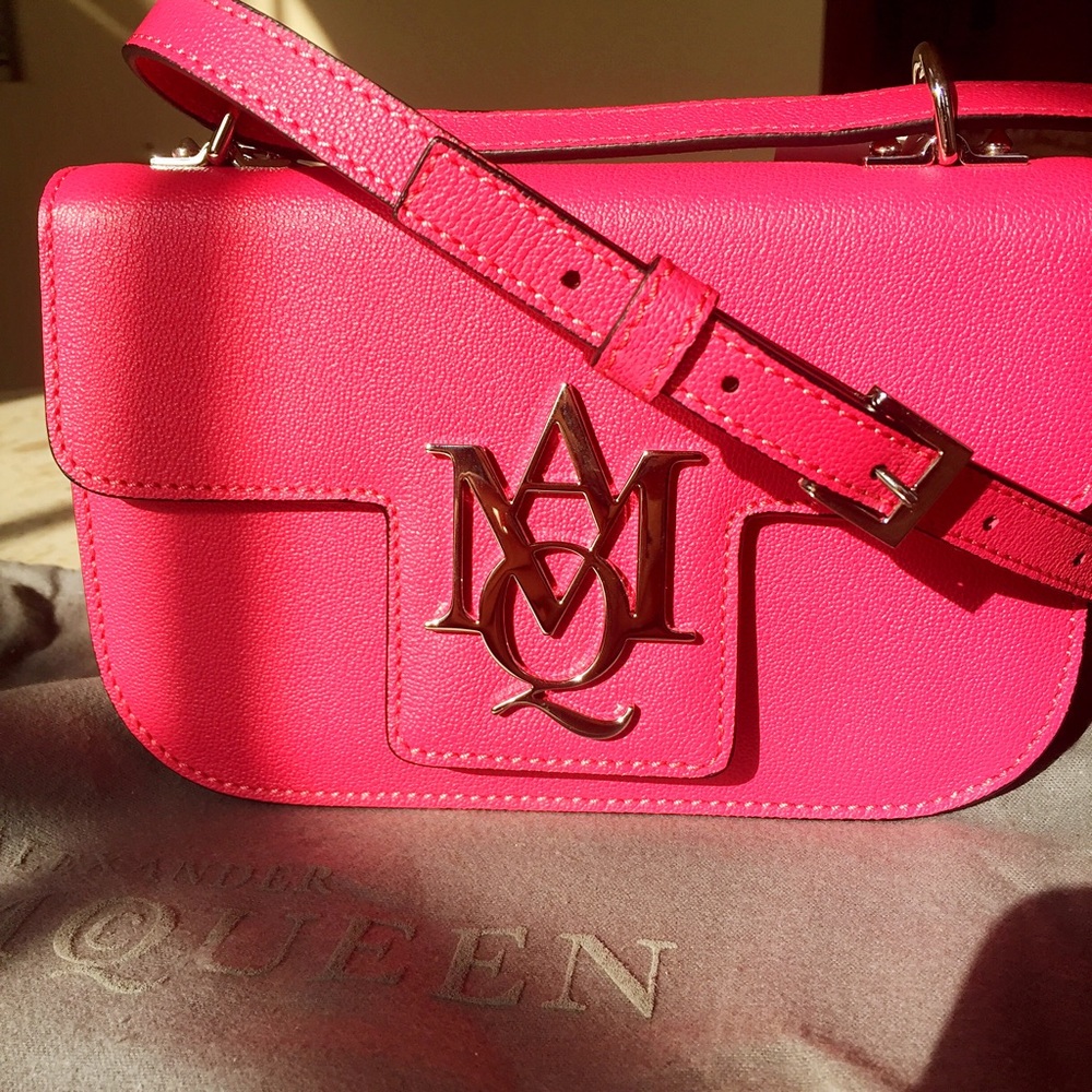 Pink Alexander McQueen Insignia Bag