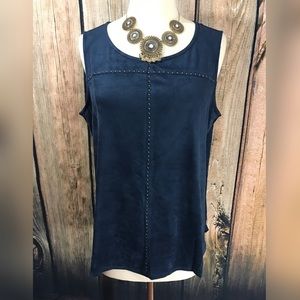 Style&Co- Faux Suede Top
