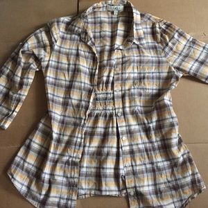 Plaid button up