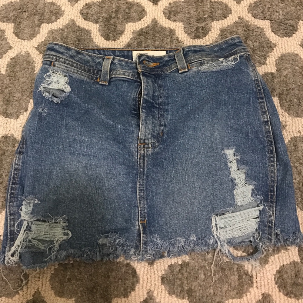 Vintage Jean Skirt