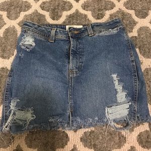 Vintage Jean Skirt