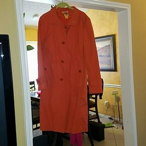 Tory Burch rain trench coat