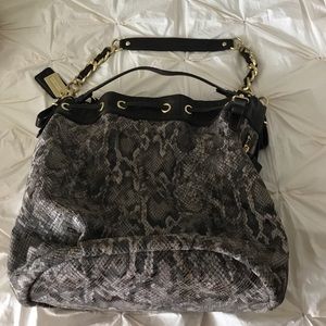 Coach snake skin bag