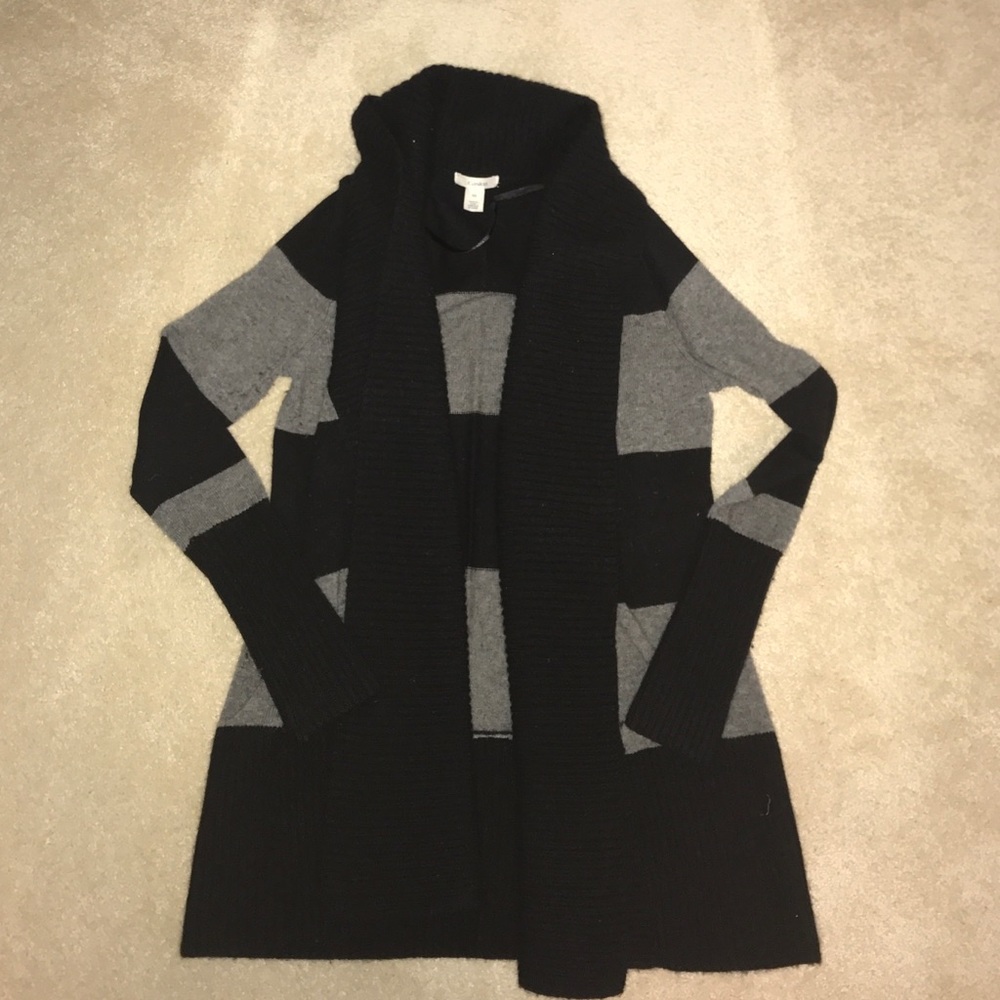 Caslon Cashmere/Wool Open Cardigan