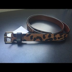 BNWT J.Crew leopard print belt
