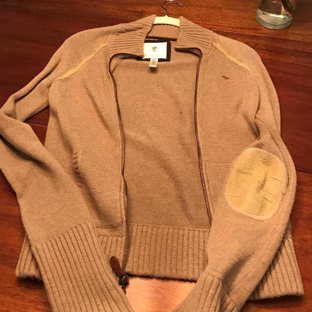 Abercrombie zip cardigan