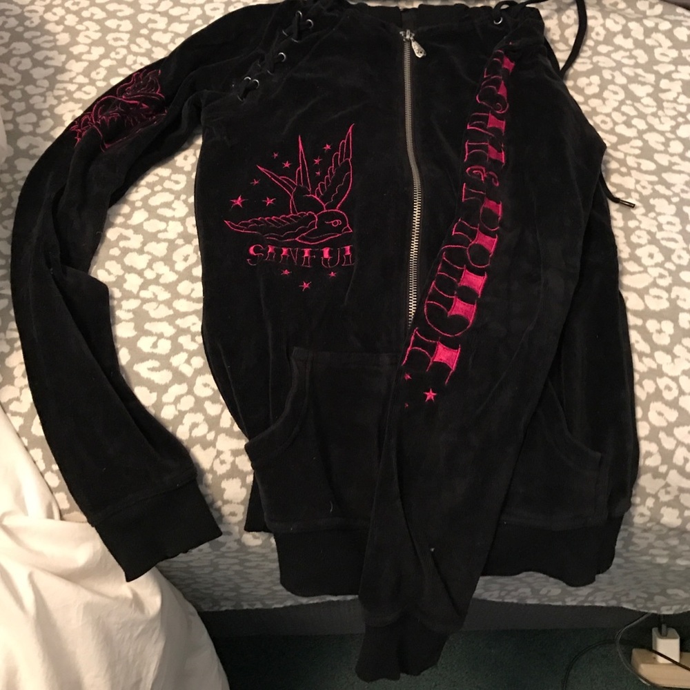 Sinful zip up hoodie