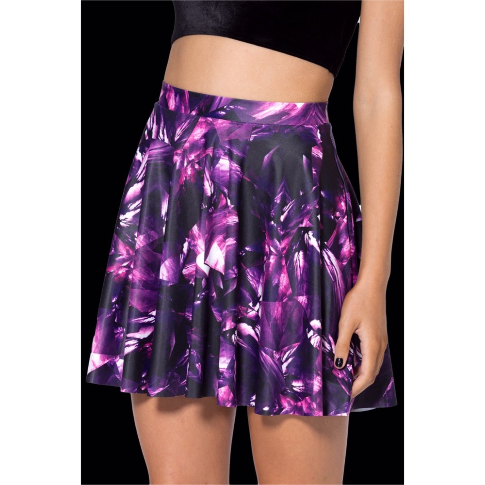 Black Milk Amethyst Skater Skirt